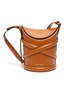 Main View - Click To Enlarge - ALEXANDER MCQUEEN - The Curve' Small Leather Bucket Bag