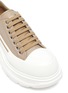 Detail View - Click To Enlarge - ALEXANDER MCQUEEN - Chunky Sole Leather Slick Sneakers