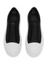 Detail View - Click To Enlarge - ALEXANDER MCQUEEN - 'Deck Plimsoll' lace-up sneakers