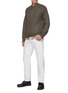 Figure View - Click To Enlarge - AURALEE - Brushed Super Kid Mohair Knit Pullover