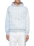 Main View - Click To Enlarge - AURALEE - Colour Gradation Cotton Drawstring Hoodie