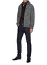 Figure View - Click To Enlarge - BRIONI - Shawl Collar Melange Boucle Cashmere Silk Mix Knit Cardigan