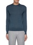 Main View - Click To Enlarge - BRIONI - Cashmere-silk blend logo embroidered sweater