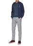 Figure View - Click To Enlarge - BRIONI - Cashmere-silk blend logo embroidered sweater