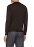 Back View - Click To Enlarge - BRIONI - Cashmere-silk blend logo embroidered sweater
