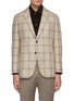 Main View - Click To Enlarge - BRIONI - Unlined Patch Pocket Wool Blend Twill Single Breasted Blazer