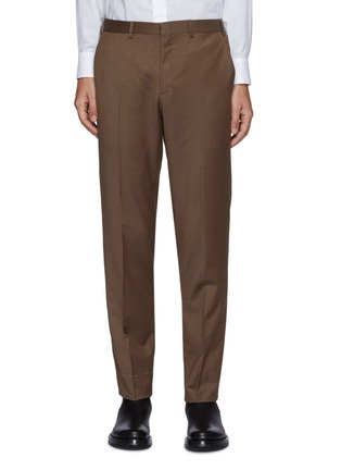 Main View - Click To Enlarge - BRIONI - Flat Front Flannel Pants