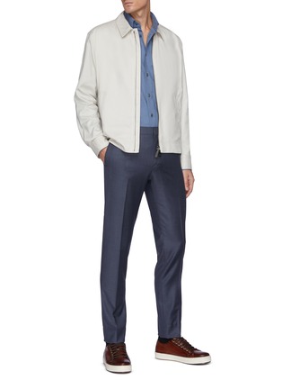 Figure View - Click To Enlarge - BRIONI - Chambray denim shirt