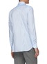 Back View - Click To Enlarge - BRIONI - Spread Collar Ventiquattro Cotton Twill Long Sleeve Shirt