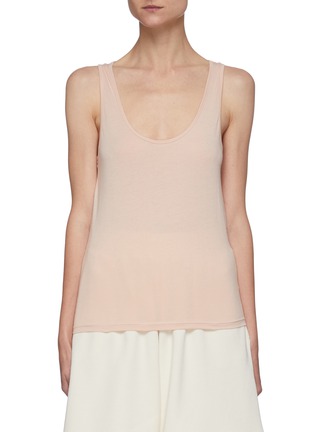 Main View - Click To Enlarge - NINETY PERCENT - Scoop Neck Racerback Tank Top