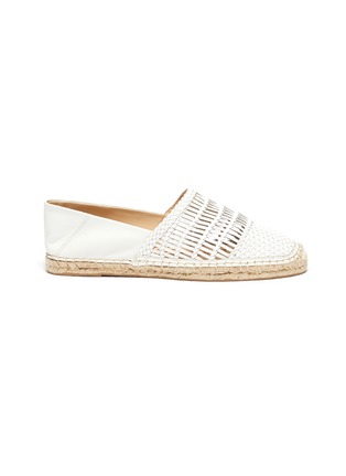 Main View - Click To Enlarge - SAM EDELMAN -  ''Pen' Woven Leather Espadrille Flats