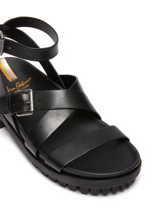 Detail View - Click To Enlarge - SAM EDELMAN -  ''Eleanora' buckled strap leather sandals