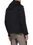 Back View - Click To Enlarge - THE VIRIDI-ANNE - Hooded Double Layered Zip Up Blouson