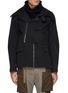 Main View - Click To Enlarge - THE VIRIDI-ANNE - Hooded Double Layered Zip Up Blouson