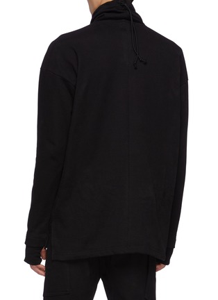 Back View - Click To Enlarge - THE VIRIDI-ANNE - High Neck Cotton Sweatshirt
