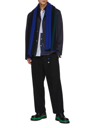 Figure View - Click To Enlarge - MARNI - Pointed Collar Boxy Shirt Jacket