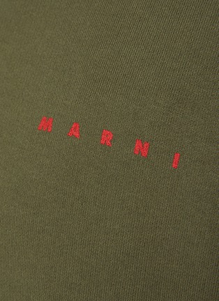  - MARNI - Soft focus twisted logo print hoodie