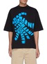 Main View - Click To Enlarge - MARNI - Soft focus twisted logo T-shirt