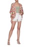 Figure View - Click To Enlarge - ALICE & OLIVIA - Tracy' Reversible Floral Butterfly Print Kimono Jacket