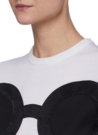 Detail View - Click To Enlarge - ALICE & OLIVIA - Linden' stace face collar sweater