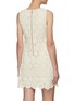 Back View - Click To Enlarge - ALICE & OLIVIA - 'Clyde' Geometric crochet shift dress