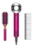 Main View - Click To Enlarge - DYSON - Limited Edition Dyson Supersonic™ with Vented Barrel Brush and Detangling Comb – Fuchsia/Fuchsia