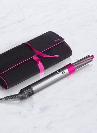 Detail View - Click To Enlarge - DYSON - Dyson Airwrap™ complete styler with designed travel pouch – Nickel/Fuchsia
