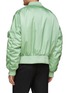 Back View - Click To Enlarge - PRADA - Logo Plaque Pouch Oversized Re-Nylon Bomber Jacket
