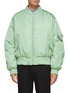 Main View - Click To Enlarge - PRADA - Logo Plaque Pouch Oversized Re-Nylon Bomber Jacket