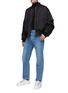 Figure View - Click To Enlarge - PRADA - Logo Plaque Pouch Oversized Re-Nylon Bomber Jacket