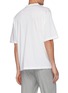 Back View - Click To Enlarge - PRADA - Oversized Conceptual Knit Triangle Logo T-shirt