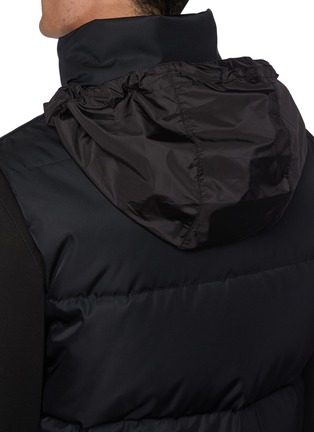 Detail View - Click To Enlarge - PRADA - Re-Nylon Triangle Pouch Quilted Down Vest