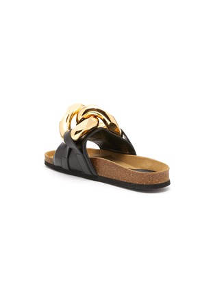  - JW ANDERSON - Chunky chain leather slides