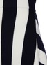  - MONSE - Sailor Striped Asymmetric Draped Merino Wool Knit Skirt