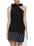 Main View - Click To Enlarge - MONSE - Hooded sleeveless knit top