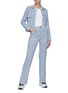 Figure View - Click To Enlarge - BARRIE - Denim style cashmere jacket