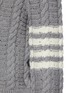  - THOM BROWNE  - 'Funmix' merino wool cable knit cardigan