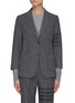 Main View - Click To Enlarge - THOM BROWNE  - Four Bar Patch Pocket Single-breast Blazer
