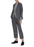 Figure View - Click To Enlarge - THOM BROWNE  - Four Bar Patch Pocket Single-breast Blazer