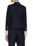 Back View - Click To Enlarge - THOM BROWNE  - Twill crop blazer