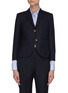 Main View - Click To Enlarge - THOM BROWNE  - Twill crop blazer