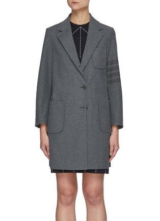 Main View - Click To Enlarge - THOM BROWNE  - Twill Sack Over Coat