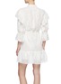 Back View - Click To Enlarge - ALICE & OLIVIA - 'Teddy' belted lace panel ruffle dress