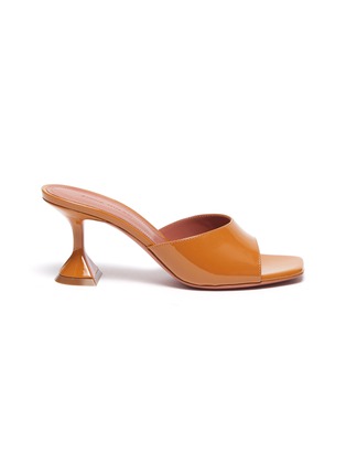 Main View - Click To Enlarge - AMINA MUADDI - 'Lupita' heeled leather sandals