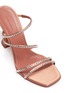 AMINA MUADDI - Namia' crystal embellished satin sandals
