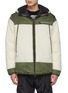 Main View - Click To Enlarge - MONCLER - Goustan Reversible Teddy Panel Puffer Jacket