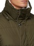 Detail View - Click To Enlarge - MONCLER - REVERSIBLE HAREL CONTRASTING HOOD SNAP BUTTON LONG PARKA PUFFER COAT