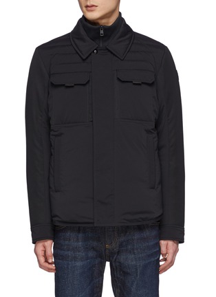 Main View - Click To Enlarge - MONCLER - Rochant' Double Chest Pocket Puffer Shirt Jacket
