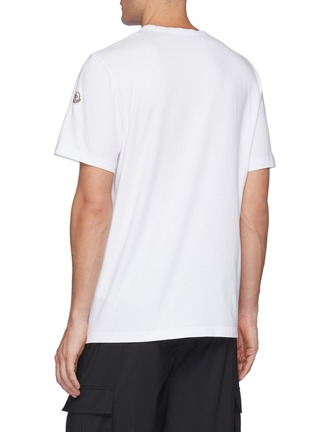 Back View - Click To Enlarge - MONCLER - '2021' Geometric Igloo Graphic Print T-shirt