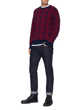 All-over Logo Jacquard Sweater
